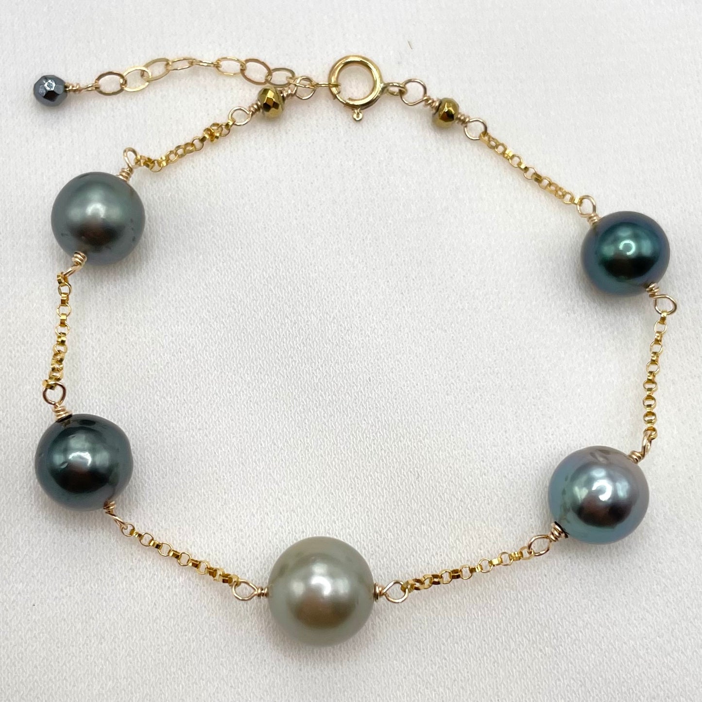 Multi Color Tahitian Pearl Bracelet