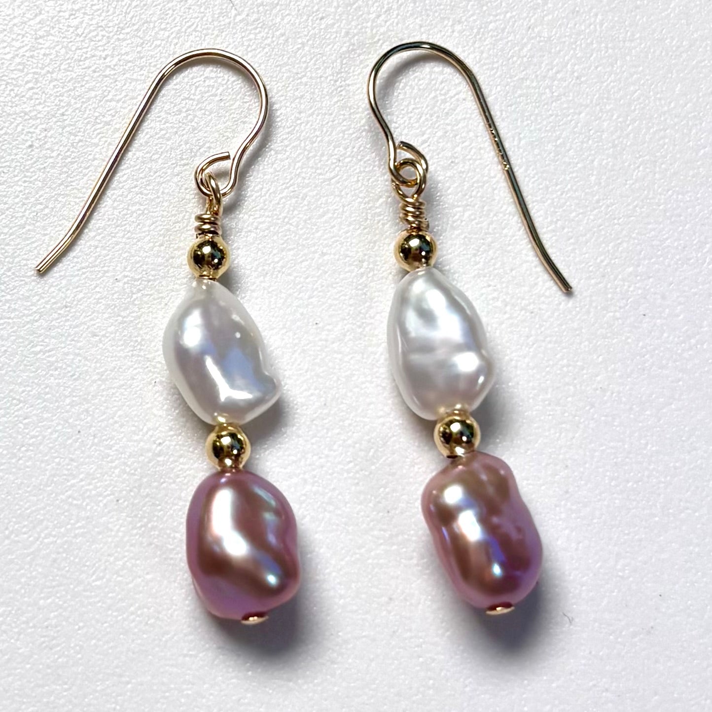 Edison Keshi Pearl Cloud Earrings