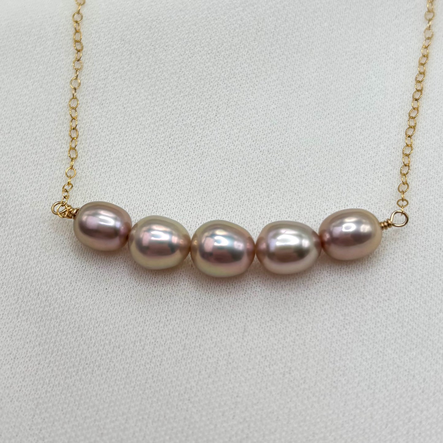 Light Pink Pearl Necklace