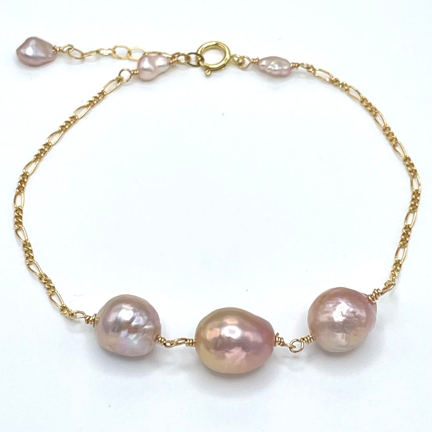 Pink Edison Pearl Bracelet