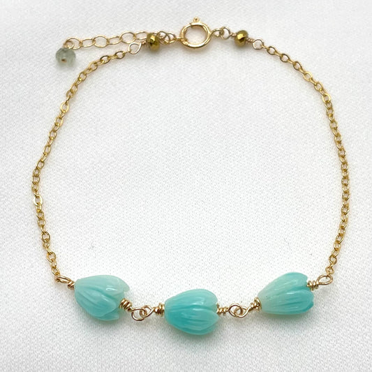 Teal Pikake Bracelet