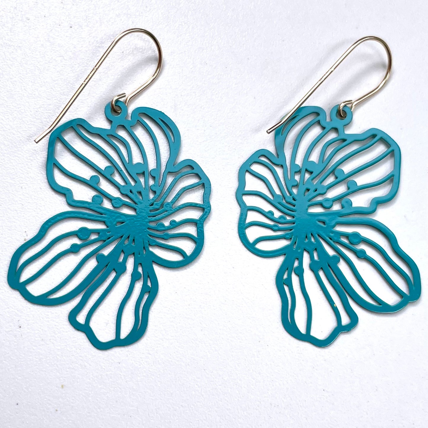 Large Flower Earrings