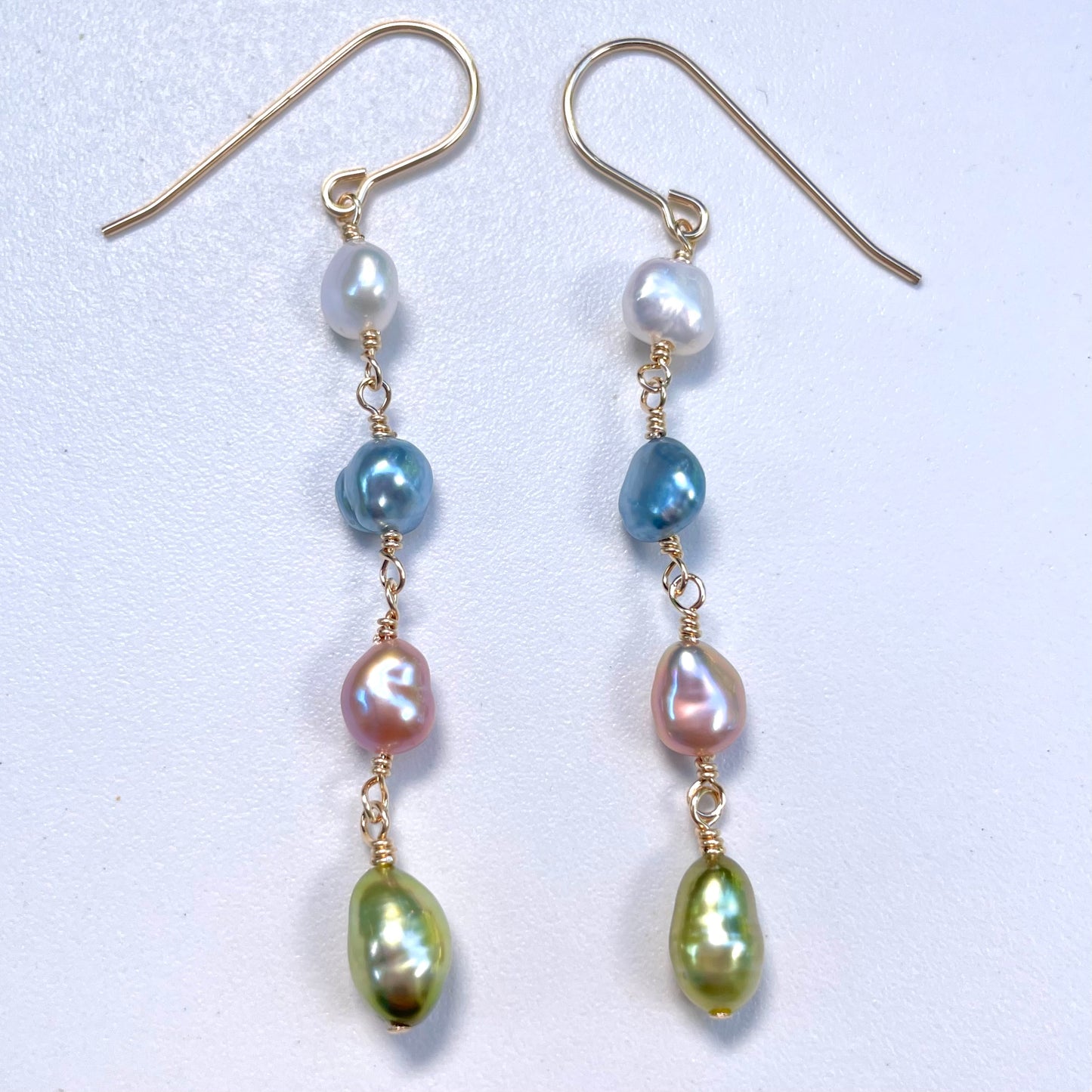 Pistachio Keshi Dream Earrings