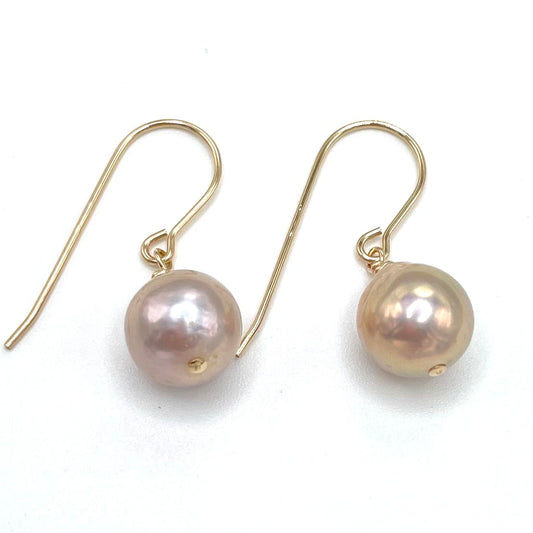 Pink Edison Pearl Earrings
