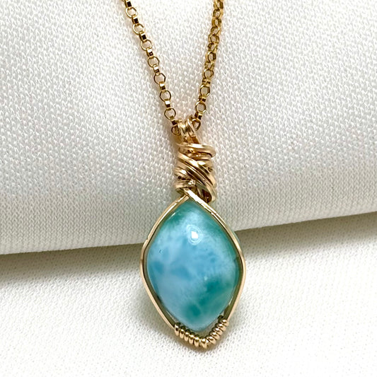 Larimar Necklace