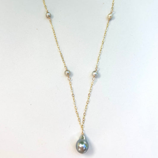 Tahitian Pearl Star Necklace
