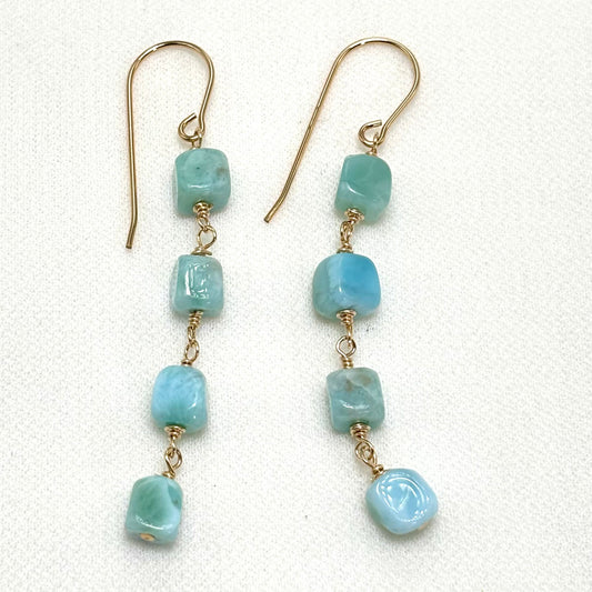Larimar Earrings