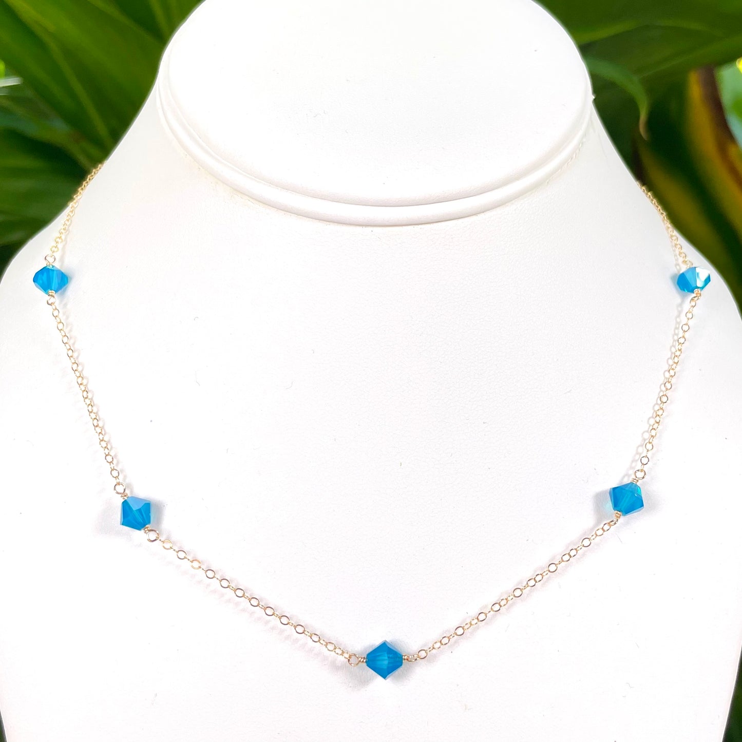 Hawaii Swarovski Crystal Necklace