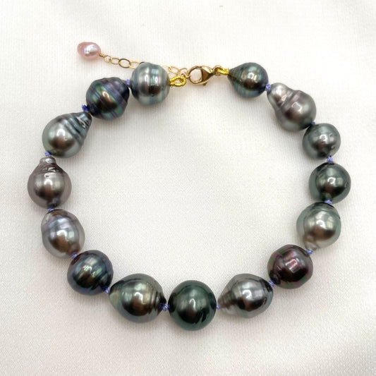 Tahitian Pearl Knotted Bracelet