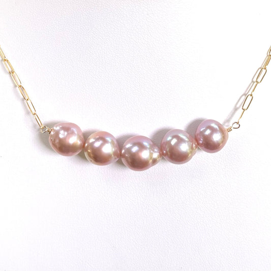 Allure Pink Edison Pearl Necklace