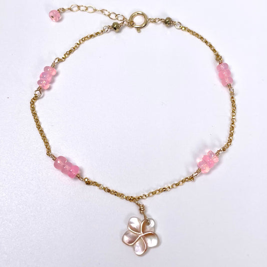 Pink Opal Pua Bracelet