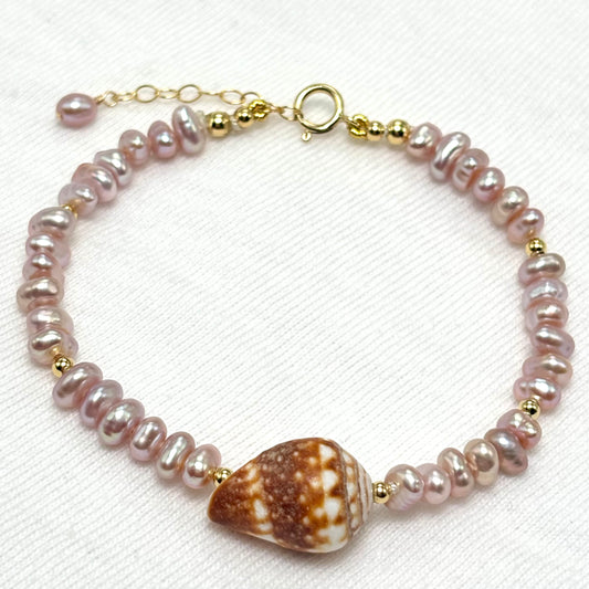 Brown Cone Shell Bracelet