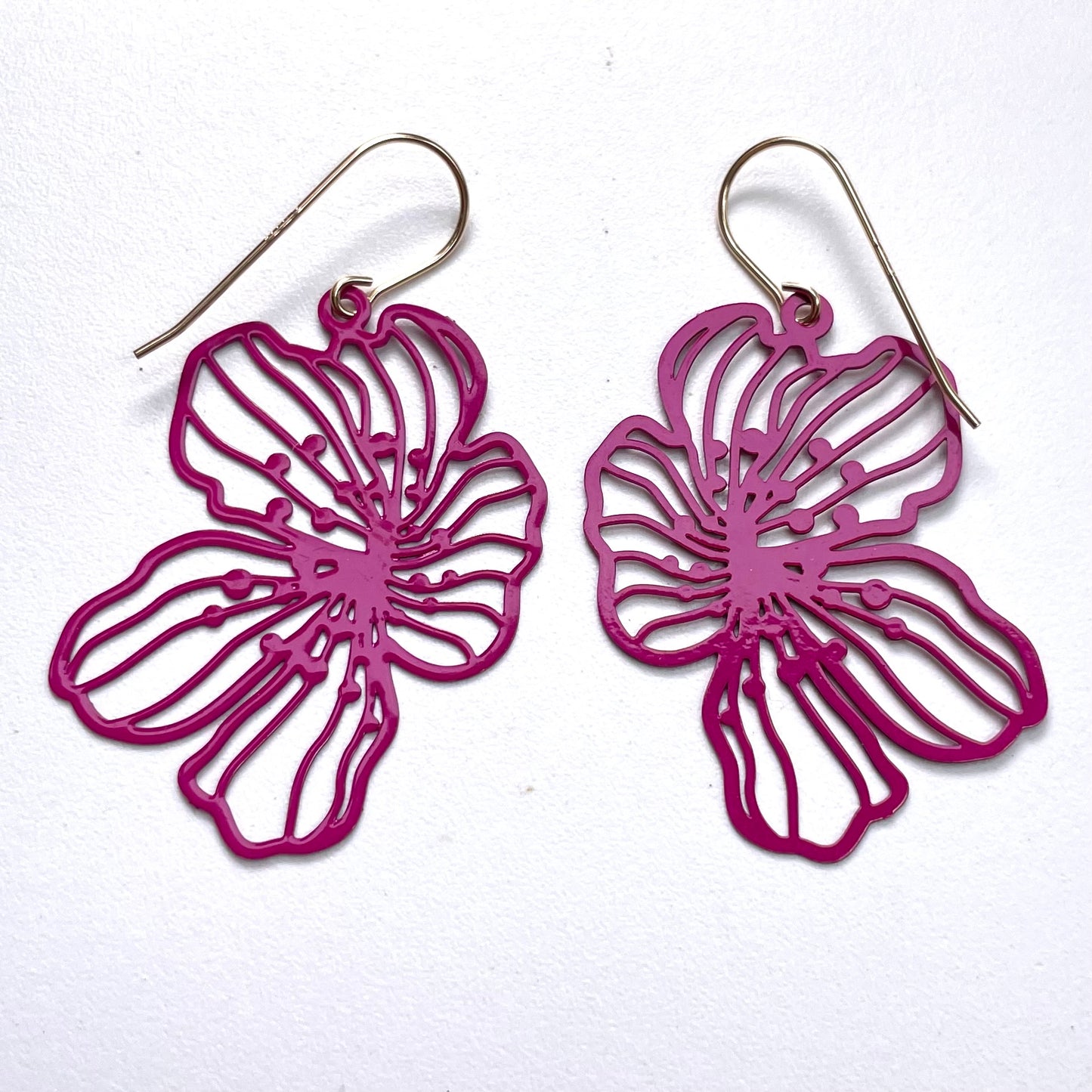 Large Flower Earrings