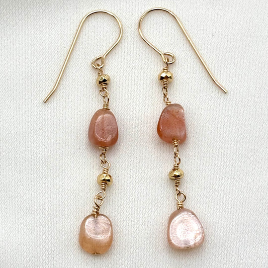 Sparkle Sunstone Earrings