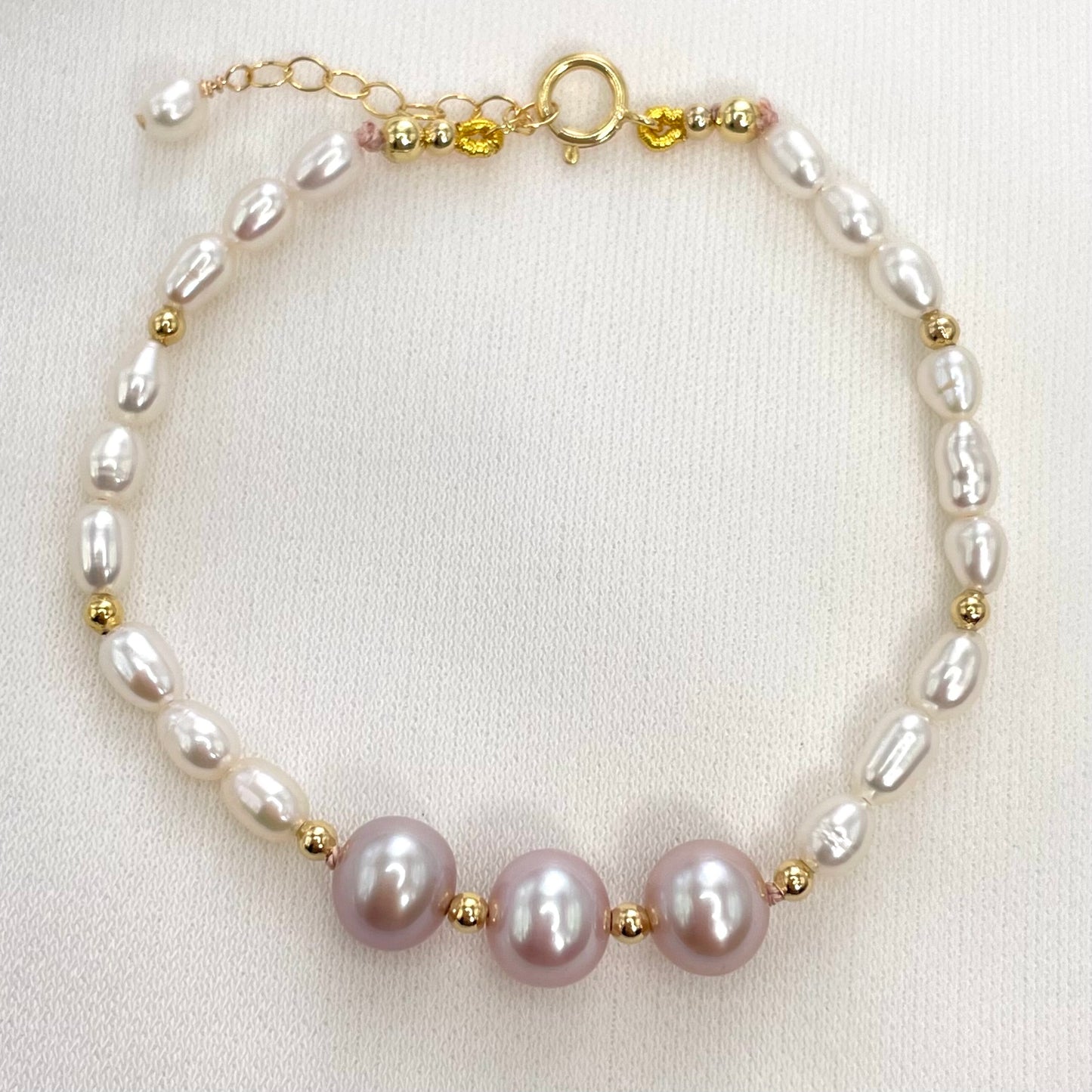 Pink Sugar Pearl Bracelet