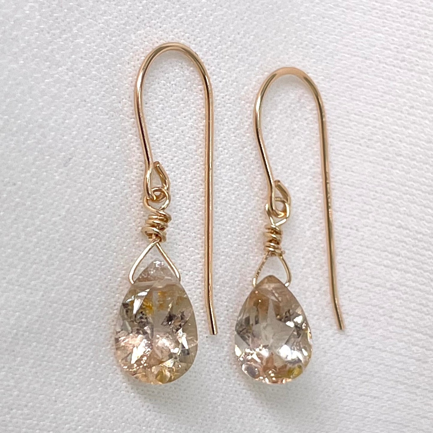 Champagne Imperial Topaz Earrings