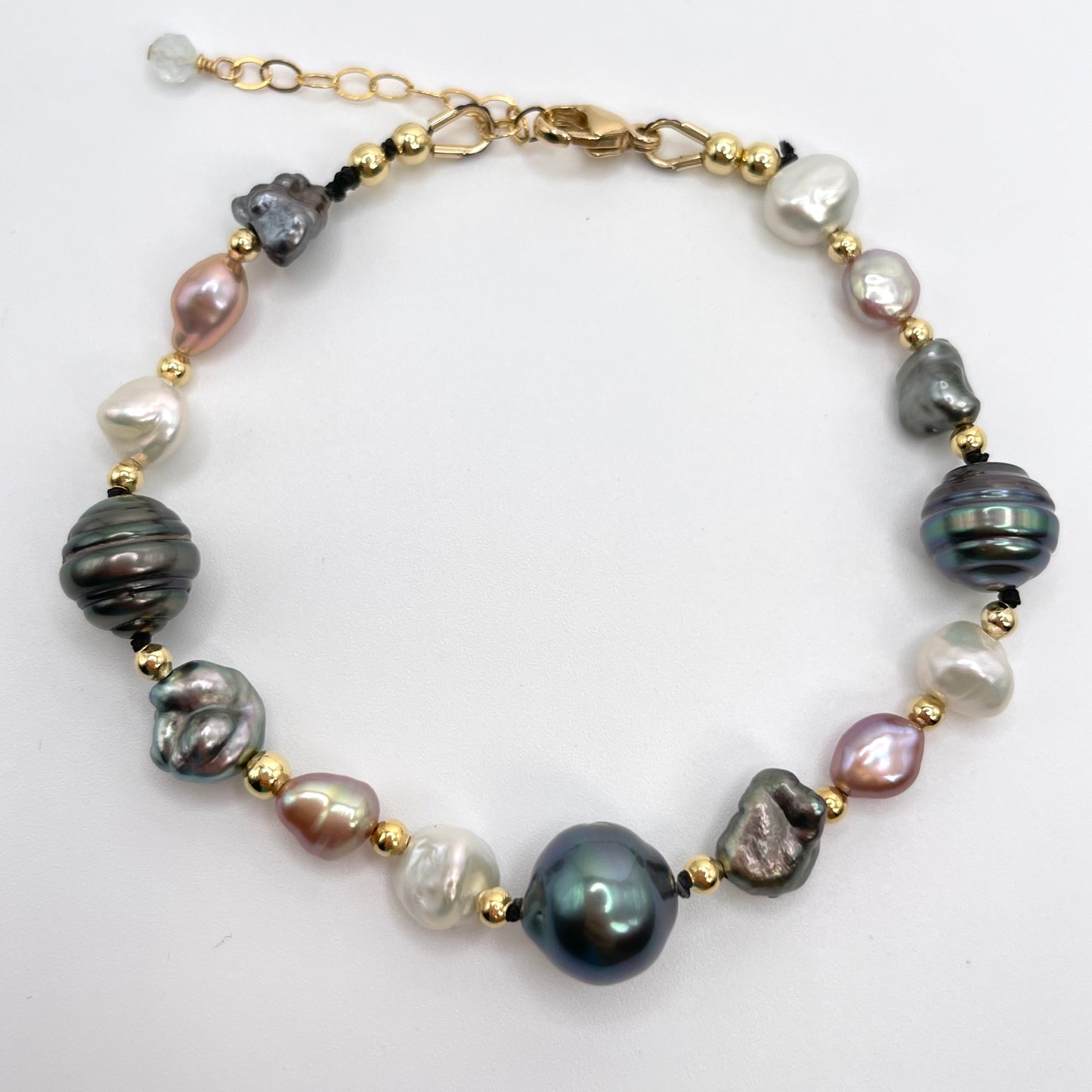 Luminous Keshi Pearl Bracelet