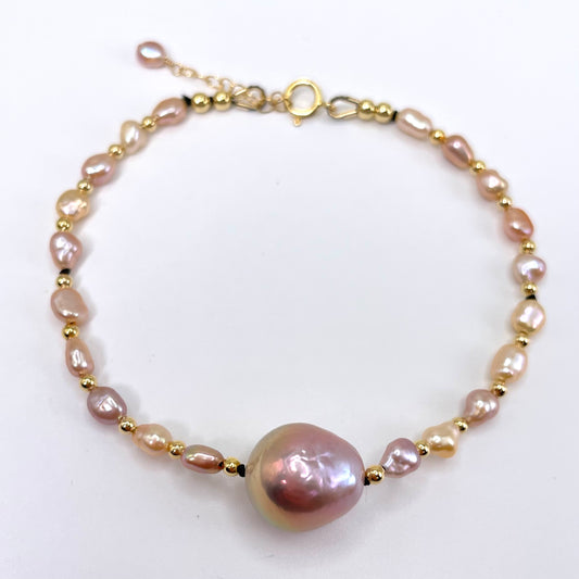 Edison Pearl Honey Drop Bracelet