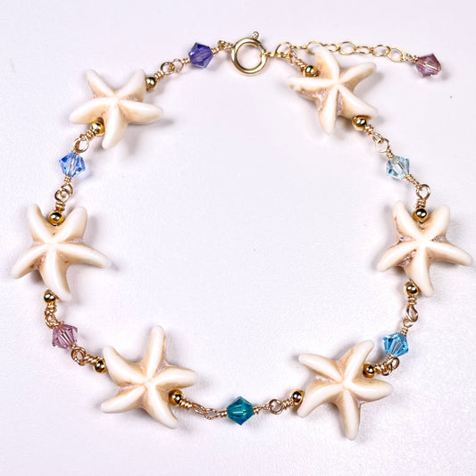 Rainbow Starfish Bracelet
