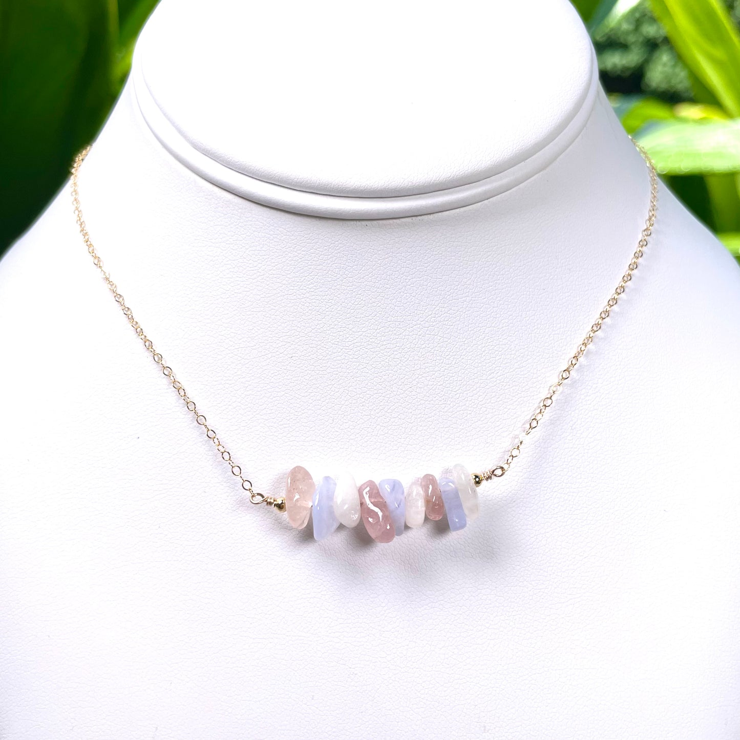 Sunset Gemstone Necklace