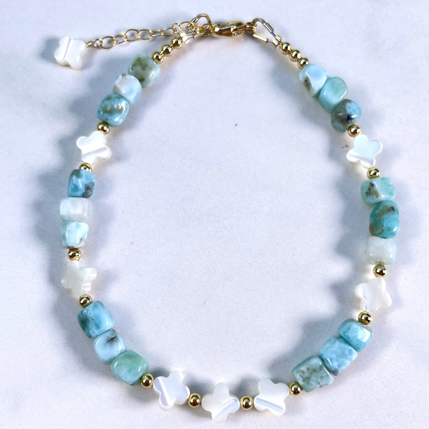 Larimar Sky Treasure Bracelet