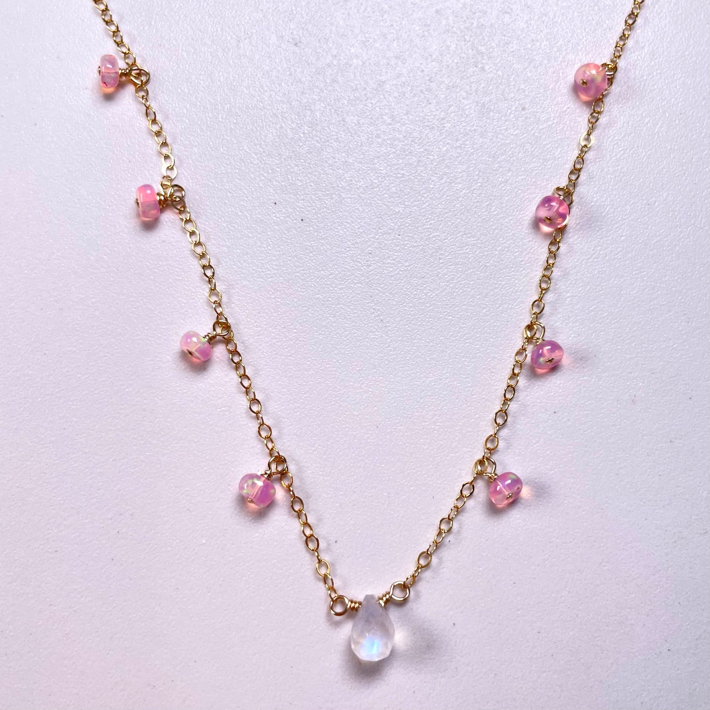 Pink Opal Necklace