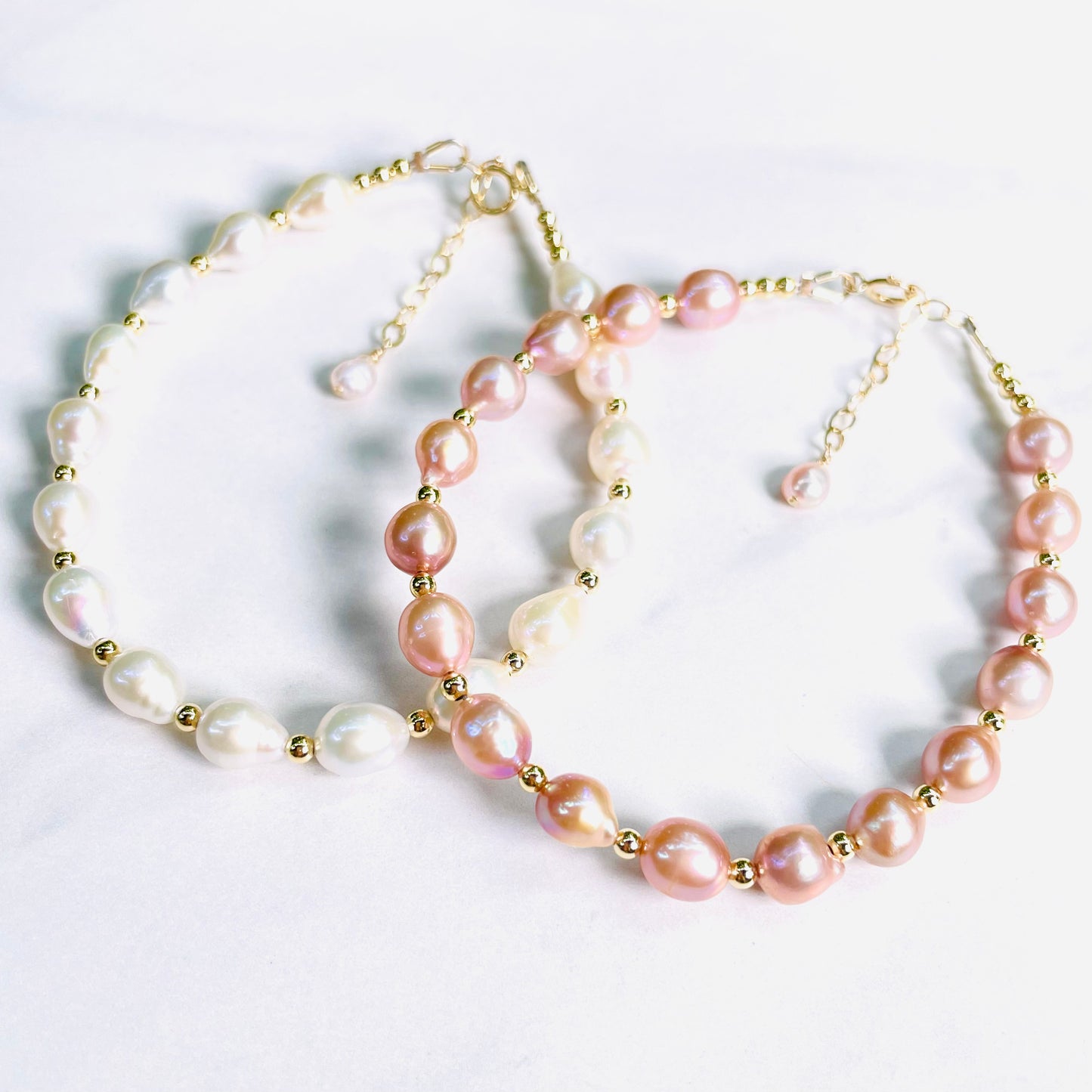 Pink Pearl Bracelet